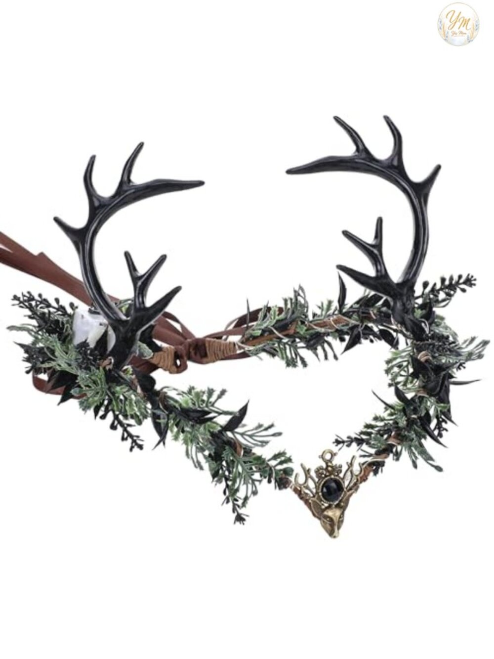 Adjustable Gothic Flower Elf Crown Renaissance Fair Cosplay Headpiece